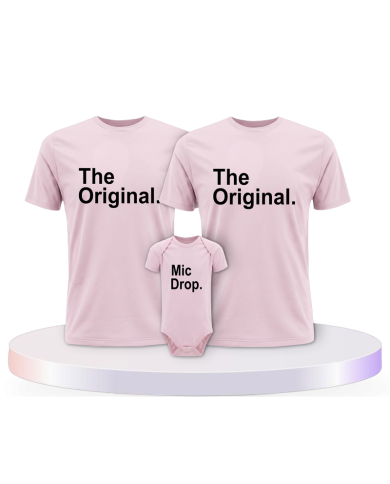The Original und The Remix mit Baby Body Familien T-Shirts | Paarpulli