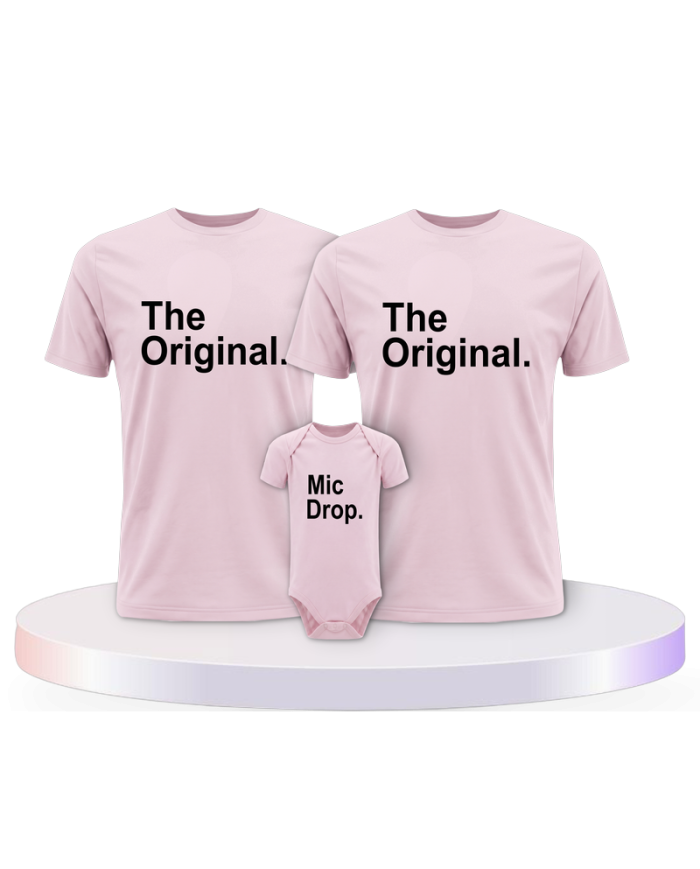 The Original und The Remix mit Baby Body Familien T-Shirts | Paarpulli