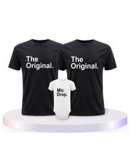 The Original und The Remix mit Baby Body Familien T-Shirts | Paarpulli