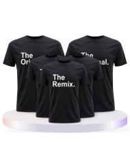 The Original The Remix und Mic Drop Familienset T-Shirts | Paarpulli