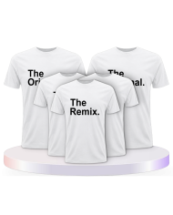 The Original The Remix und Mic Drop Familienset T-Shirts | Paarpulli