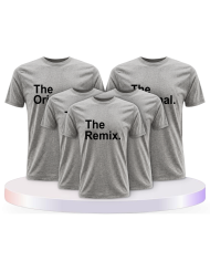 The Original The Remix und Mic Drop Familienset T-Shirts | Paarpulli