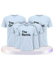 The Original The Remix und Mic Drop Familienset T-Shirts | Paarpulli