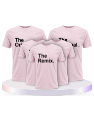 The Original The Remix und Mic Drop Familienset T-Shirts | Paarpulli