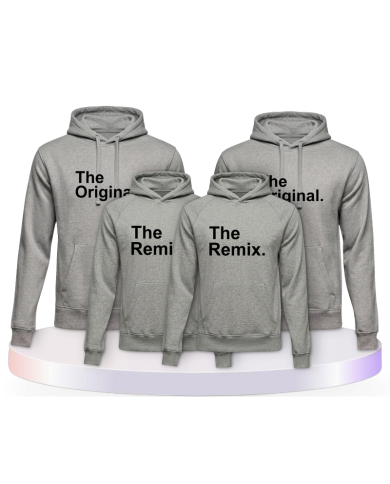 Pullis und mit The Original and the Remix Pärchen T-Shirts | Paarpulli