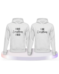 I have everything i need i am everything Pärchen Hoodies | Paarpulli