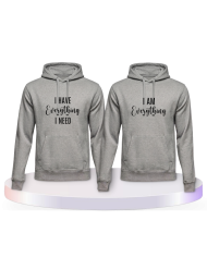 I have everything i need i am everything Pärchen Hoodies | Paarpulli