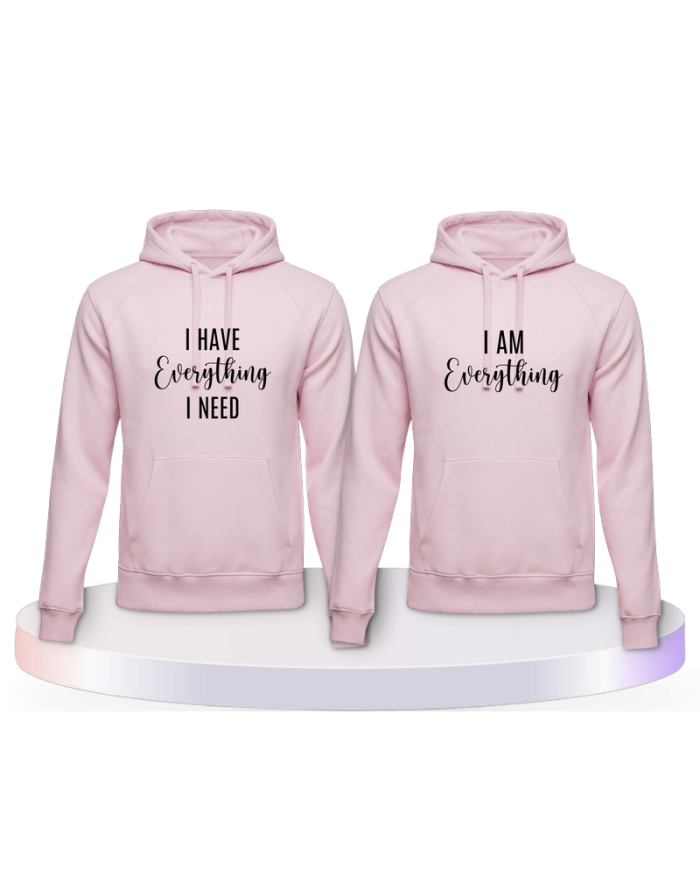 I have everything i need i am everything Pärchen Hoodies | Paarpulli