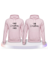 I have everything i need i am everything Pärchen Hoodies | Paarpulli