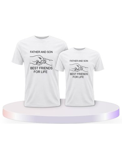 Eltern-Kind Partnerlook Best Friends For Life Familylook | Paarpulli