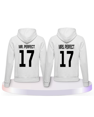 Mr Mrs Perfect Pulli Pärchen Hoodies | Paarpulli