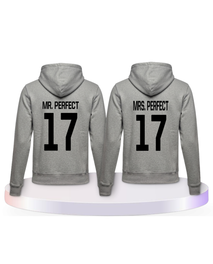Mr Mrs Perfect Pulli Pärchen Hoodies | Paarpulli