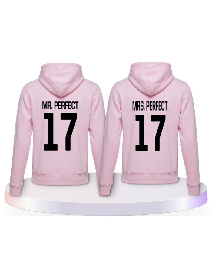 Mr Mrs Perfect Pulli Pärchen Hoodies | Paarpulli