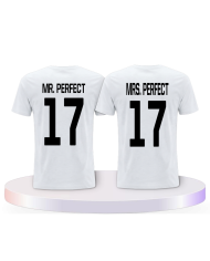 Gemeinsamer Look: Mr Mrs Perfect T-Shirts | Paarpulli