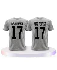 Gemeinsamer Look: Mr Mrs Perfect T-Shirts | Paarpulli