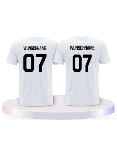 Wunschname Couple T-Shirts kaufen | Paarpulli