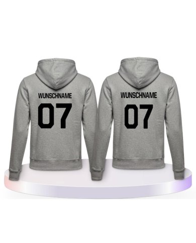 Wunschname Couple Hoodies kaufen | Paarpulli