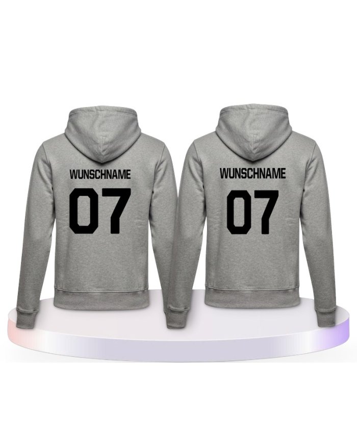 Wunschname Couple Hoodies kaufen | Paarpulli