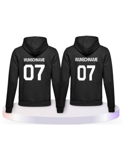 Wunschname Couple Hoodies kaufen | Paarpulli
