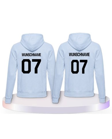Wunschname Couple Hoodies kaufen | Paarpulli