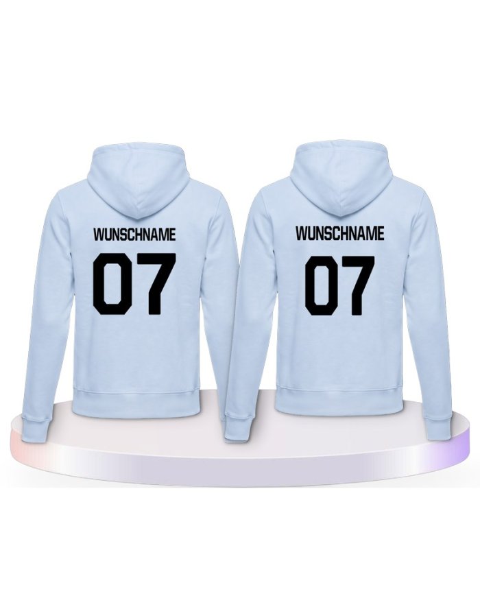 Wunschname Couple Hoodies kaufen | Paarpulli