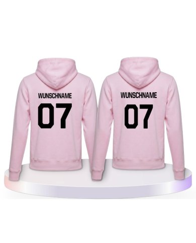 Wunschname Couple Hoodies kaufen | Paarpulli