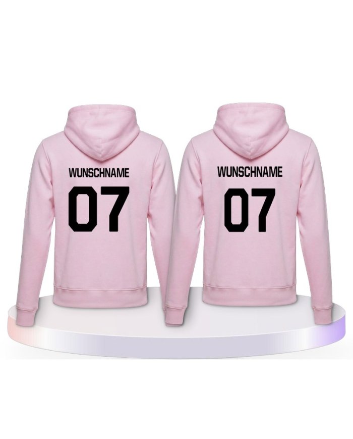 Wunschname Couple Hoodies kaufen | Paarpulli