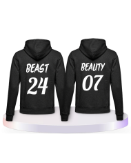 Beauty and Beast Kapuzenpullover Couple Hoodies kaufen | Paarpulli