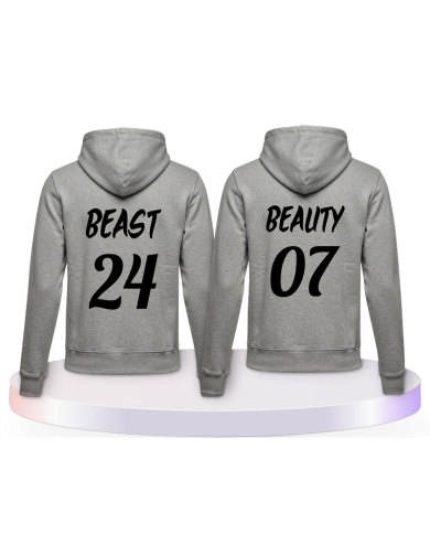 Beauty and Beast Kapuzenpullover Couple Hoodies kaufen | Paarpulli