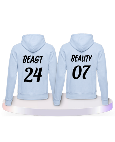 Beauty and Beast Kapuzenpullover Couple Hoodies kaufen | Paarpulli