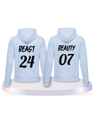 Beauty and Beast Kapuzenpullover Couple Hoodies kaufen | Paarpulli