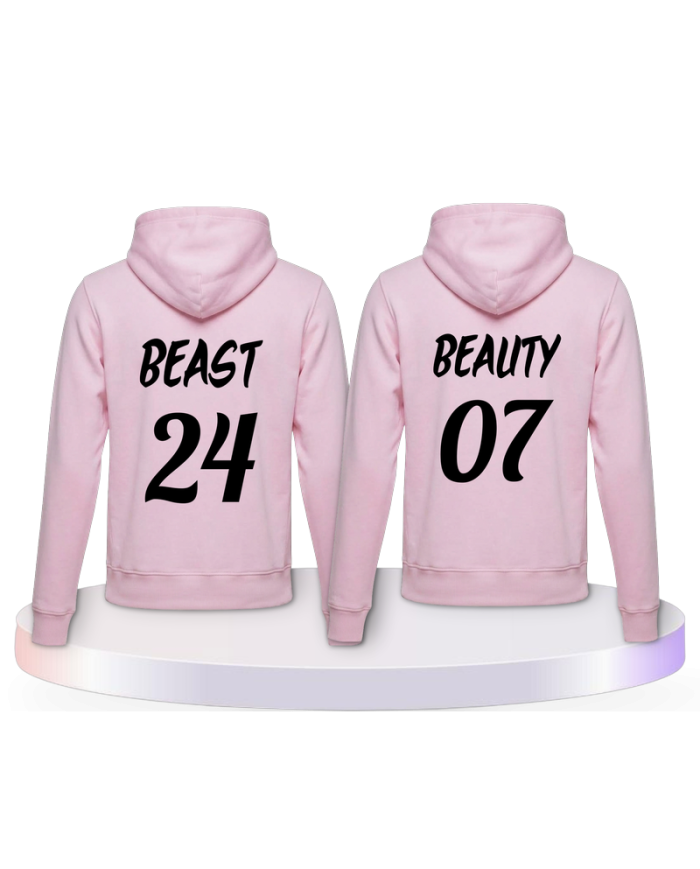 Beauty and Beast Kapuzenpullover Couple Hoodies kaufen | Paarpulli