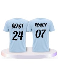 Partnerlook T-Shirts mit Beauty and Beast | Paarpulli