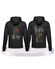 Gemeinsamer Look: ´Beauty and Beast Hoodies | Paarpulli