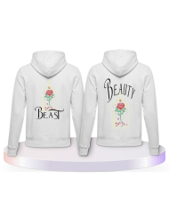 Gemeinsamer Look: ´Beauty and Beast Hoodies | Paarpulli