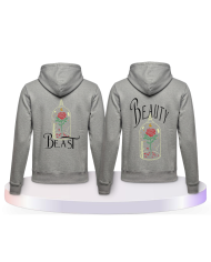 Gemeinsamer Look: ´Beauty and Beast Hoodies | Paarpulli