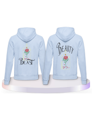 Gemeinsamer Look: ´Beauty and Beast Hoodies | Paarpulli