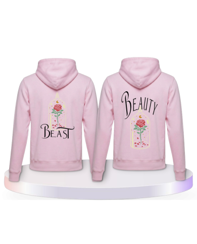 Gemeinsamer Look: ´Beauty and Beast Hoodies | Paarpulli