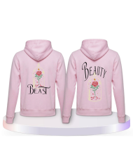 Gemeinsamer Look: ´Beauty and Beast Hoodies | Paarpulli