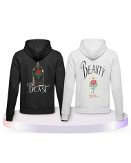 Gemeinsamer Look: ´Beauty and Beast Hoodies | Paarpulli