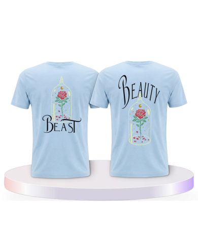 Gemeinsamer Look: Beauty and Beast T-Shirts | Paarpulli