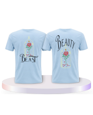 Gemeinsamer Look: Beauty and Beast T-Shirts | Paarpulli