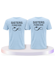 Partnerlook T-Shirts mit Sisters Forever BFF / Best Friend | Paarpulli