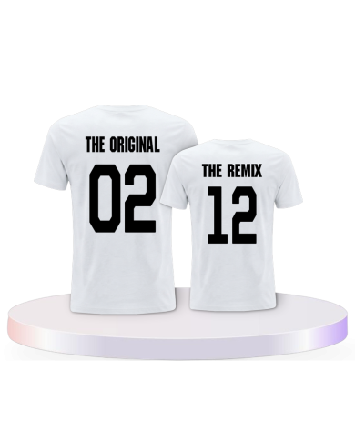 Vater und Sohn Shirt The Original and The Remix | Paarpulli