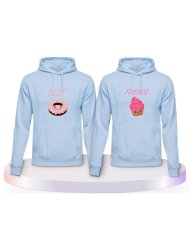 Gemeinsamer Look: Donut & Cupcake Best Friends Hoodies | Paarpulli