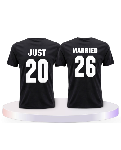 Partnerlook T-Shirts mit Just Married T Shirts | Paarpulli