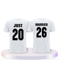 Partnerlook T-Shirts mit Just Married T Shirts | Paarpulli