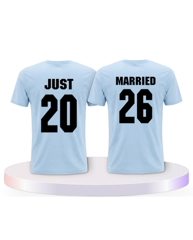 Partnerlook T-Shirts mit Just Married T Shirts | Paarpulli