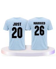 Partnerlook T-Shirts mit Just Married T Shirts | Paarpulli
