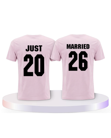 Partnerlook T-Shirts mit Just Married T Shirts | Paarpulli